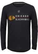 Chicago Blackhawks Boys Deliver a Hit T-Shirt - Black