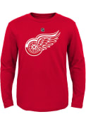 Detroit Red Wings Boys Primary Logo T-Shirt - Red