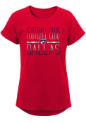 FC Dallas Girls Glory Dolman T-Shirt - Red