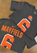Baker Mayfield Cleveland Browns Youth Player Pride 3.0 T-Shirt - Orange