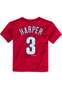 Bryce Harper Philadelphia Phillies Toddler Outer Stuff Name and Number T-Shirt - Red