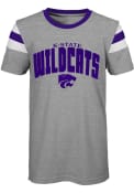 K-State Wildcats Youth Game Daze Fashion T-Shirt - Grey