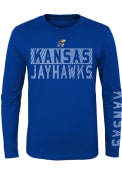 Kansas Jayhawks Youth Victorious T-Shirt - Blue