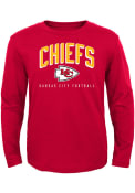 Kansas City Chiefs Boys Arched Standard T-Shirt - Red