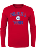 Philadelphia 76ers Youth #1 Design T-Shirt - Red