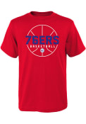 Philadelphia 76ers Youth Ultra Ball T-Shirt - Red