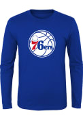 Philadelphia 76ers Boys Primary Logo T-Shirt - Blue