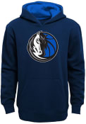 Dallas Mavericks Youth Prime Hooded Sweatshirt - Navy Blue
