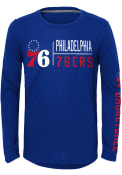 Philadelphia 76ers Youth Trainer T-Shirt - Blue