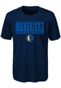 Dallas Mavericks Youth Split T-Shirt - Blue