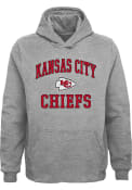 Kansas City Chiefs Youth #1 Design Hooded Sweatshirt - Grey