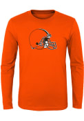 Cleveland Browns Youth Primary Logo T-Shirt - Orange