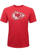 Kansas City Chiefs Youth Distressed Primary Fashion T-Shirt - Red