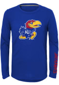 Kansas Jayhawks Youth Trainer T-Shirt - Blue