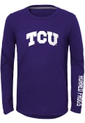 TCU Horned Frogs Youth Trainer T-Shirt - Purple