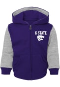 K-State Wildcats Toddler Stadium Full Zip Sweatshirt - Purple