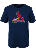 St Louis Cardinals Boys Primary T-Shirt - Navy Blue
