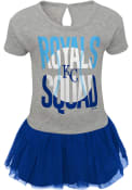 Kansas City Royals Baby Girls Fan Squad Dress - Blue