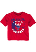 Philadelphia Phillies Infant When I Grow T-Shirt - Red