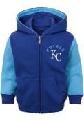 Kansas City Royals Toddler Fielder Full Zip Sweatshirt - Blue