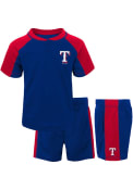 Texas Rangers Toddler Play Strong Top and Bottom - Blue
