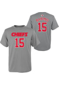Patrick Mahomes Kansas City Chiefs Youth Name and Number T-Shirt - Grey