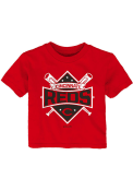 Cincinnati Reds Infant Diamond Bats T-Shirt - Red