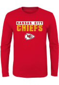 Kansas City Chiefs Youth Bar Code T-Shirt - Red
