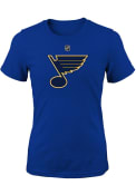 St Louis Blues Girls Primary Logo T-Shirt - Blue