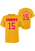 Patrick Mahomes Kansas City Chiefs Youth Name and Number T-Shirt - Gold