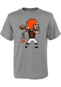Baker Mayfield Cleveland Browns Youth Pixel T-Shirt - Grey