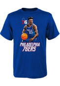 Jimmy Butler Philadelphia 76ers Youth Heroes Wanted T-Shirt - Blue