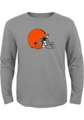 Cleveland Browns Boys Primary Logo T-Shirt - Grey
