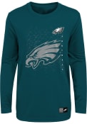 Philadelphia Eagles Youth Ignition T-Shirt - Midnight Green