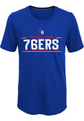 Philadelphia 76ers Youth Certified T-Shirt - Blue