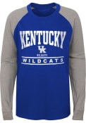 Kentucky Wildcats Youth Classic Raglan T-Shirt - Blue