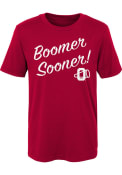 Oklahoma Sooners Boys Vault Slogan T-Shirt - Cardinal