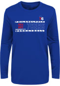 Philadelphia 76ers Youth Run the Max T-Shirt - Blue