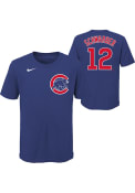 Kyle Schwarber Chicago Cubs Youth Name Number T-Shirt - Blue