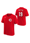 Joey Votto Cincinnati Reds Youth Name Number T-Shirt - Red