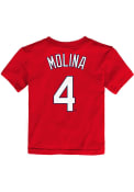 Yadier Molina St Louis Cardinals Toddler Nike Name and Number T-Shirt - Red