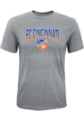 FC Cincinnati Youth Get Fade Fashion T-Shirt - Grey