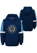 Philadelphia Union Boys Goalkeeper Hooded Sweatshirt - Navy Blue