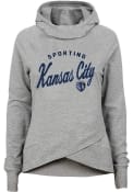 Sporting Kansas City Girls Shine Through Hooded Sweatshirt - Grey