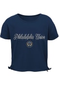 Philadelphia Union Girls Love Fashion T-Shirt - Navy Blue