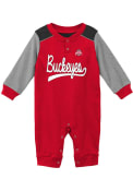 Ohio State Buckeyes Baby Scrimmage One Piece - Red