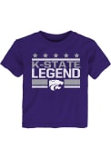 K-State Wildcats Toddler Purple Mesh Spirit T-Shirt