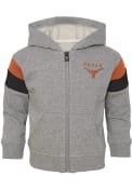 Texas Longhorns Baby Ready Full Zip Sweatshirt - Grey
