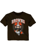 Cleveland Browns Infant Gummy Player T-Shirt - Brown