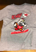 KC Wolf Kansas City Chiefs Infant Outer Stuff KC Wolf Game Player T-Shirt - Grey